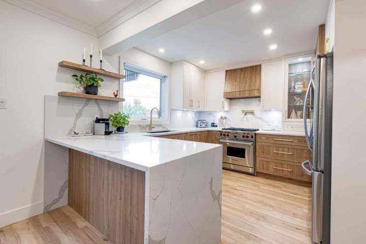 Conception d’armoires de cuisine sur mesure Montréal